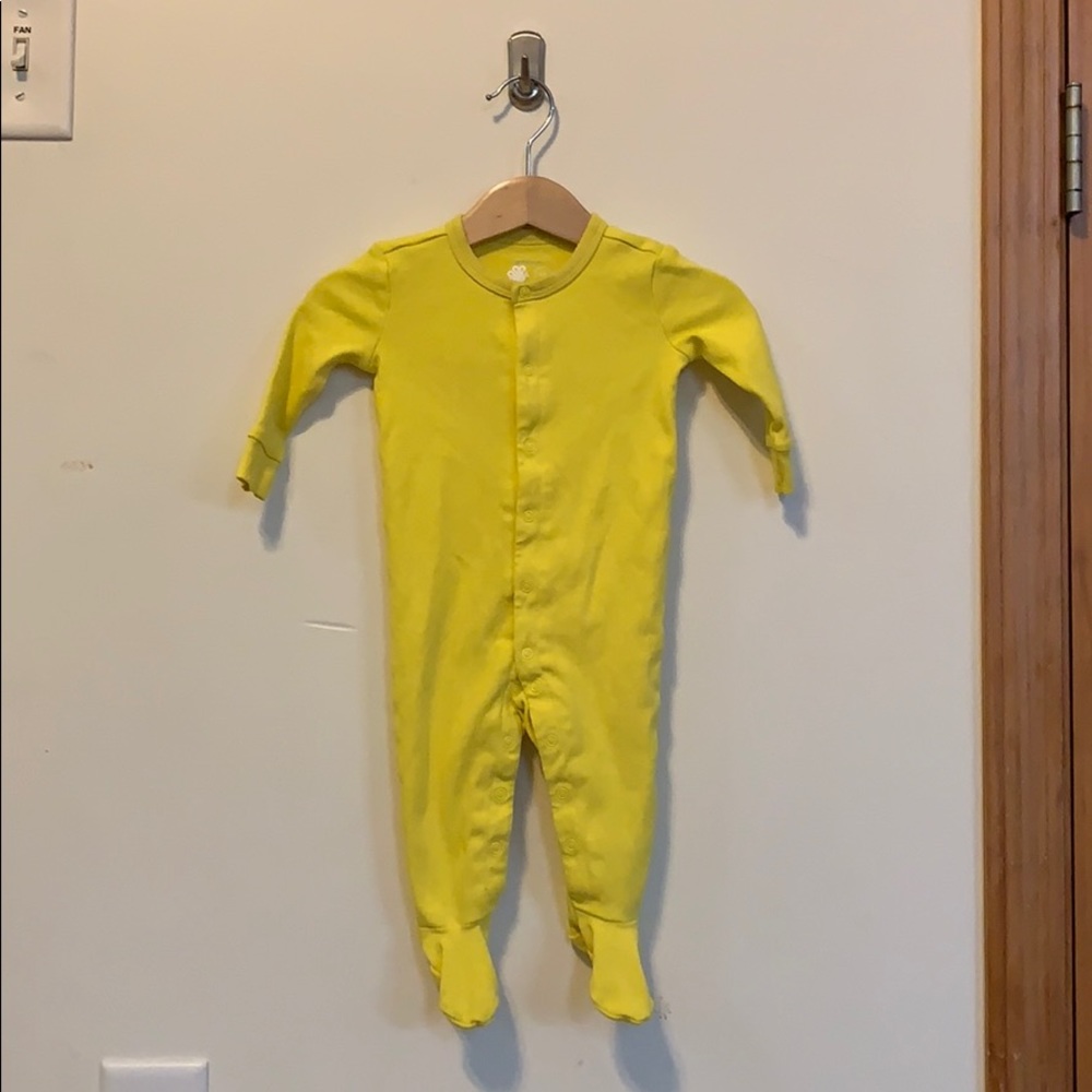 Primary snap footie, 6-9 months